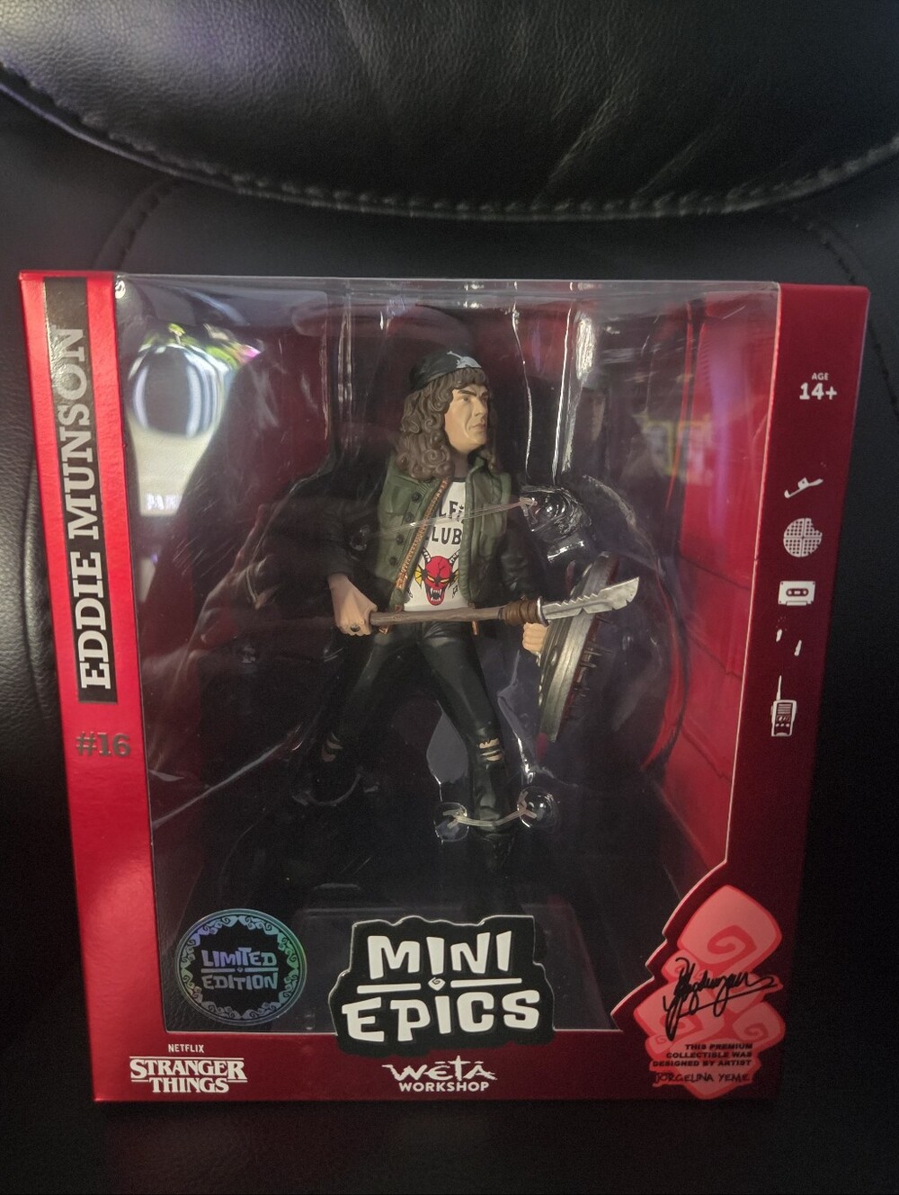 Mini Epics Eddie Munson Limited Edition Figure from Stranger Things